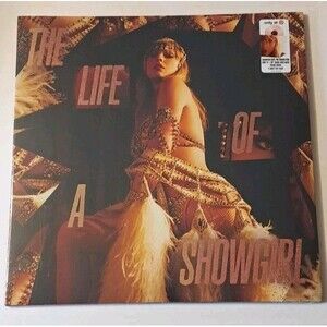 Taylor Swift Life of A Showgirl The Crowd Is Your King Vinyl Pink Shimmer Poster
